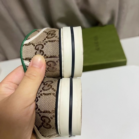 GUCCI DISNEY Sneakers Men Mickey Mouse Ace Disney GG Tennis 1977 Size 9 - Picture 5 of 5